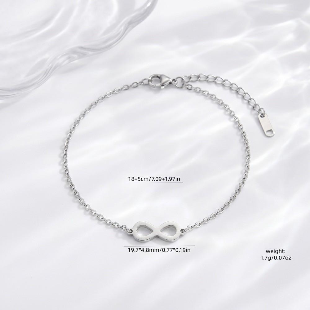 Stainless Steel Animal Letter Star Bracelet - Unisex Fashion Accessory