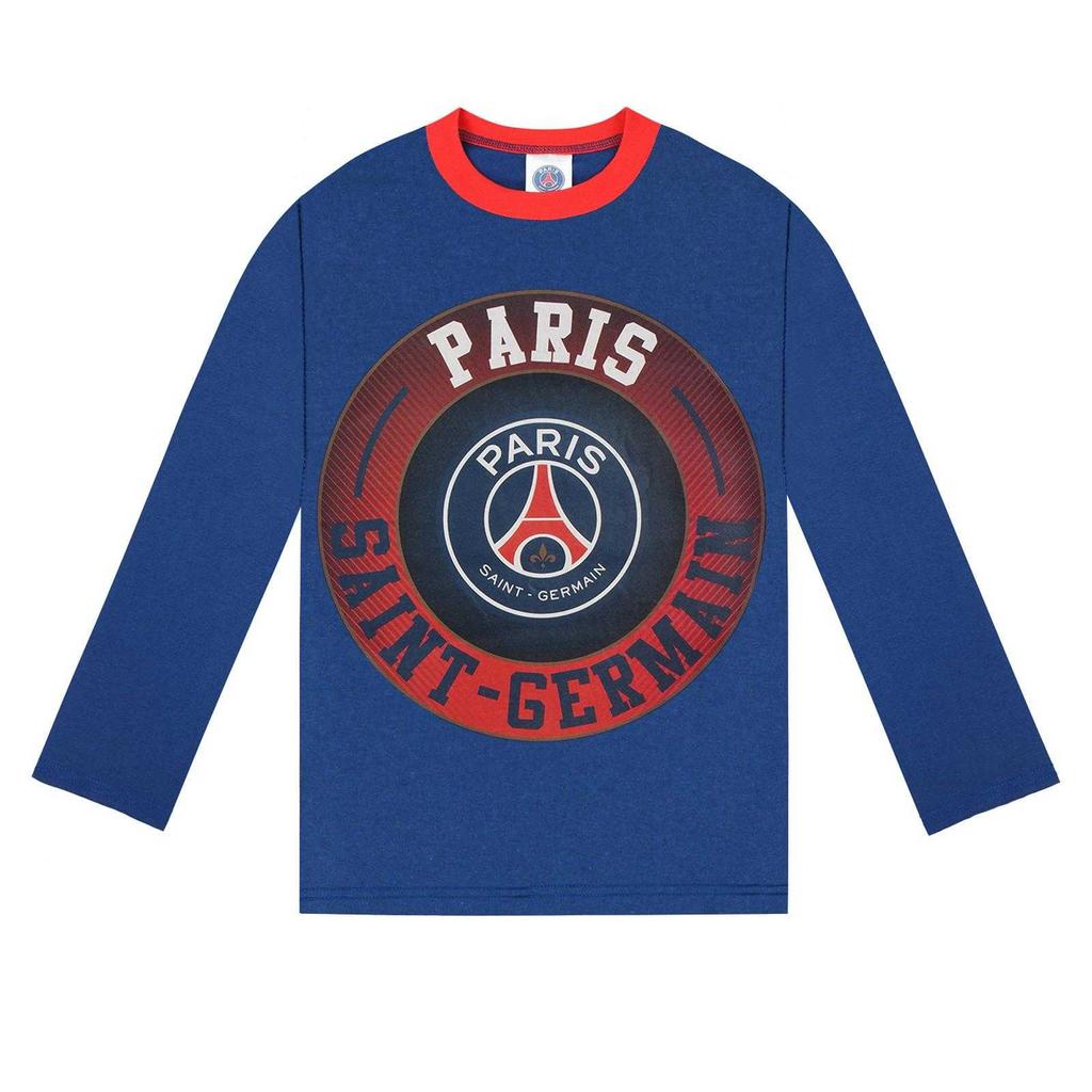 Paris Saint Germain FC Boys Crest Long Pyjama Set