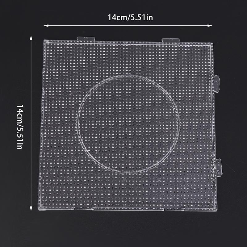4Pcs 2.6MM Beads Pegboards Board For Perler Tool Fuse Beads Square Jigsaw Puzzle Template Children Educational Toys DIY