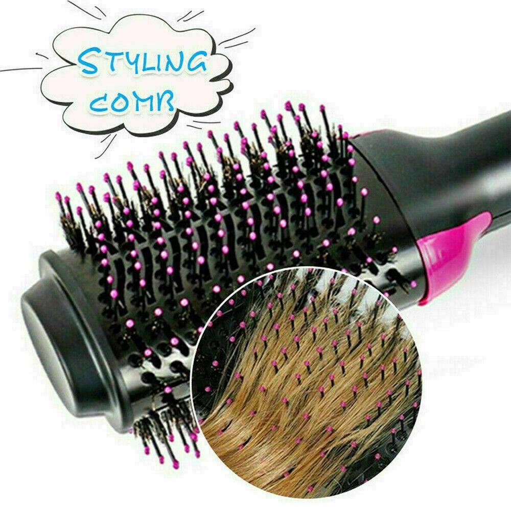 One-Step Hair Dryer Styler Volumizer Straightener Curler Comb Hot Air Brush Gift