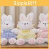 Plush Bunny Toy Gift For Kids With Soft Short Pile Fabric For Cuddle Comfort