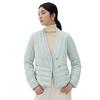 Autumn and winter new light down jacket women's short V-neck white duck down liner to keep warm, fashionable and slim