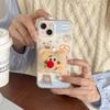 Cute cookie and bread animal case suitable for iPhone 17 Pro Max, Apple 16, 14, 15, double-layer, girly style