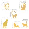 Cute Animal Stud Earrings for Women Girls 3 Pairs Cat Ear Studs Adornment Trendy Ear Hooks Charm Ornament Jewelry Gift