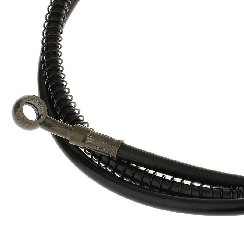 Universal Brake Hose Metal Rubber Braided Clutch Line for Motorcycle Rear Brake Braid Tube