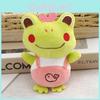 Entzückendes Plüschfrosch Spielzeug Rucksack Schlüsselanhänger Niedlich 12cm Tier Cartoon Zubehör