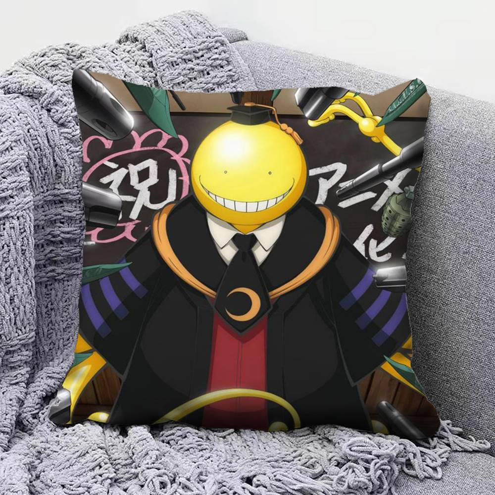 Karma and Nagisa Assassination Classroom Koro Sensei Home Sofa Cushion Covers and Aecorative Custom Pillow Covers