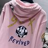 8601 CHROME HEARTS 2025 New Spring and Autumn Plus-size Thin Style Classic Style Logo Hooded Sweatshirt for Couples