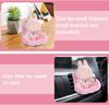Car Seat for Dolls, Cute Safety Have a Seat with Soft Furry Cushion Pink Sofa Car Air Vents Clip Desktop Decor Chair To Display Doll Toy Ornaments