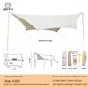 Portable 5.2m Outdoor Butterfly Canopy: Waterproof Oxford Cloth Gazebo and Sun Shade Tent for Camping.