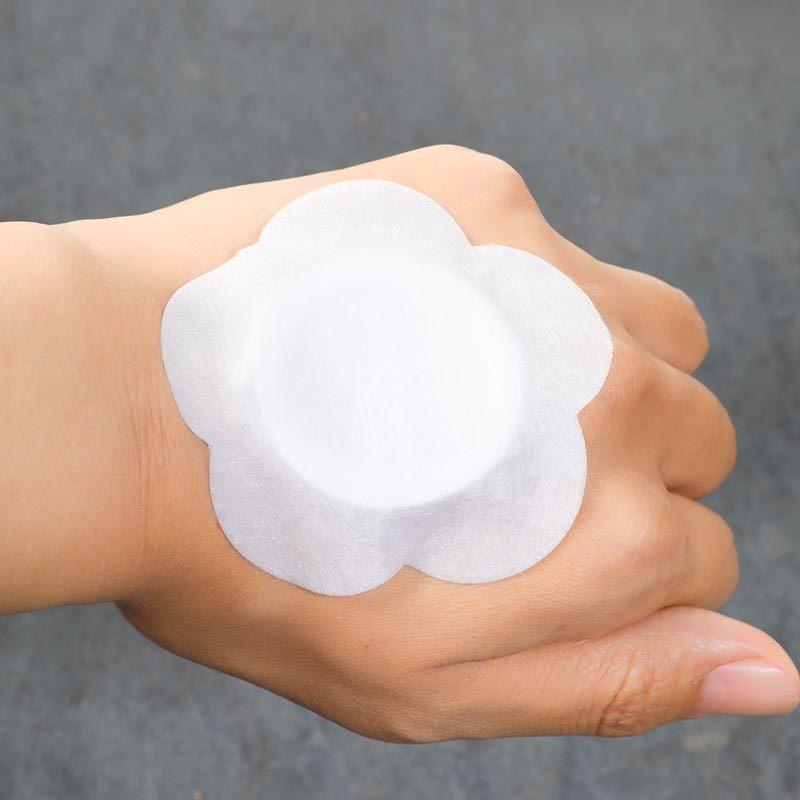 50 ks/sada Náhradní jednorázové balíčky s ricinovým olejem Samolepicí nálepky na pupík Odolné proti prosakování Chrániče pupíku