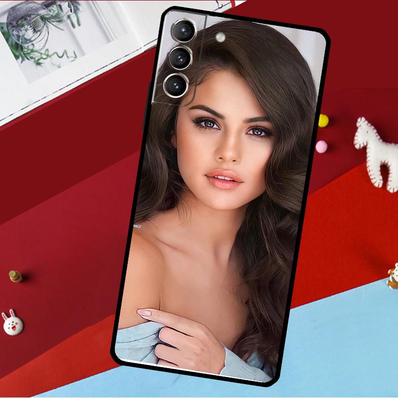 Selena Gomez Funda For Samsung Galaxy S26 S25 S23 S22 S20 S24 Ultra S9 S10 Plus S21 FE S25 FE Phone Case