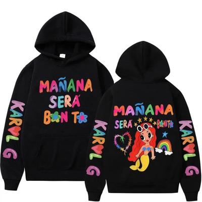 Female Singer Karol G Hoodies Manana Sera Bonito Printing Sweatshirt Unisex Autumn Winter Fleece Tops Male Sudaderas