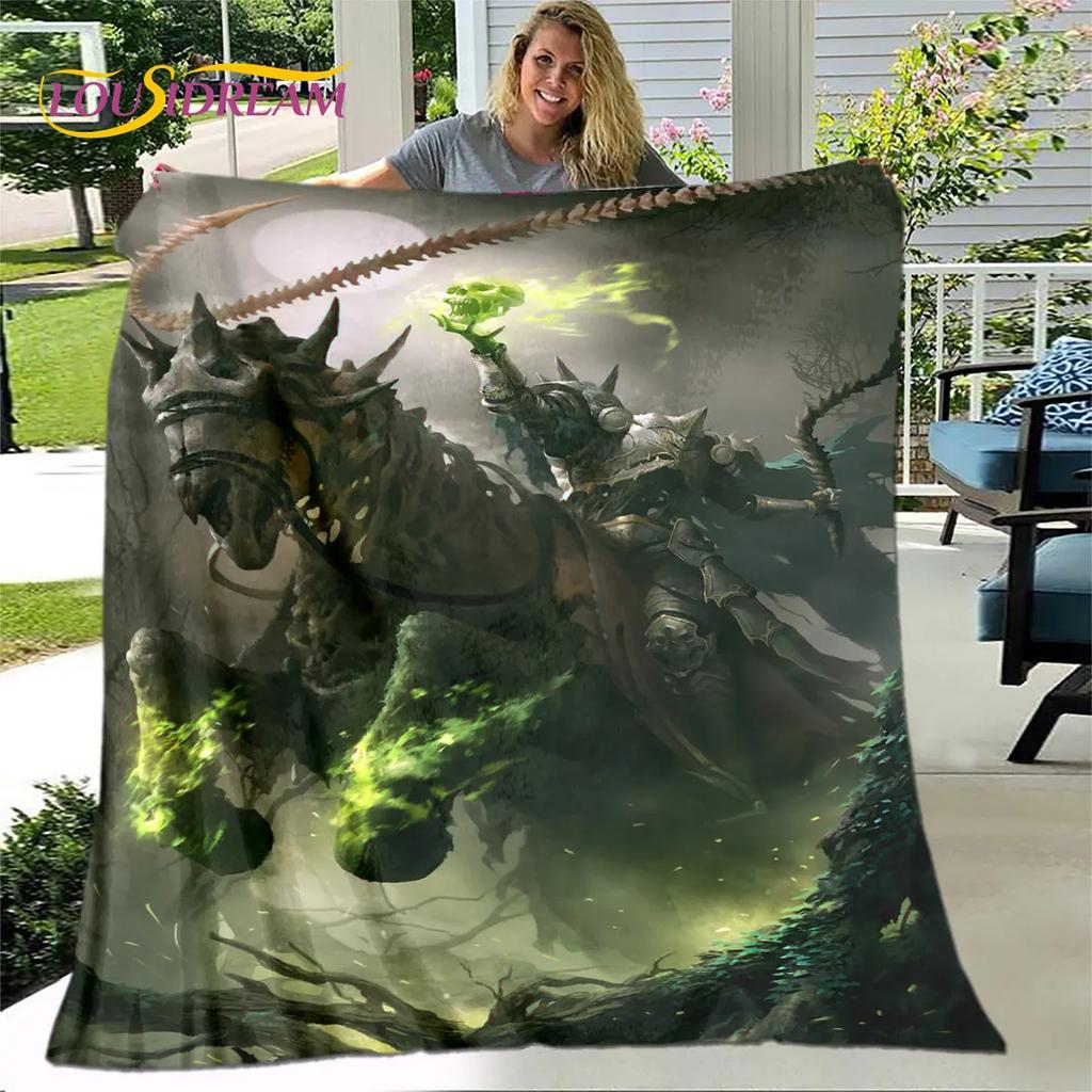 WOW, World of Warcraft Game Gamer Soft Plush Blanket,Flannel Blanket Throw Blanket for Living Room Bedroom Bed Sofa Picnic Cover