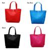 Classic Design Foldable Button Shopping Bag For Women Reusable Tote Pouch Handbag