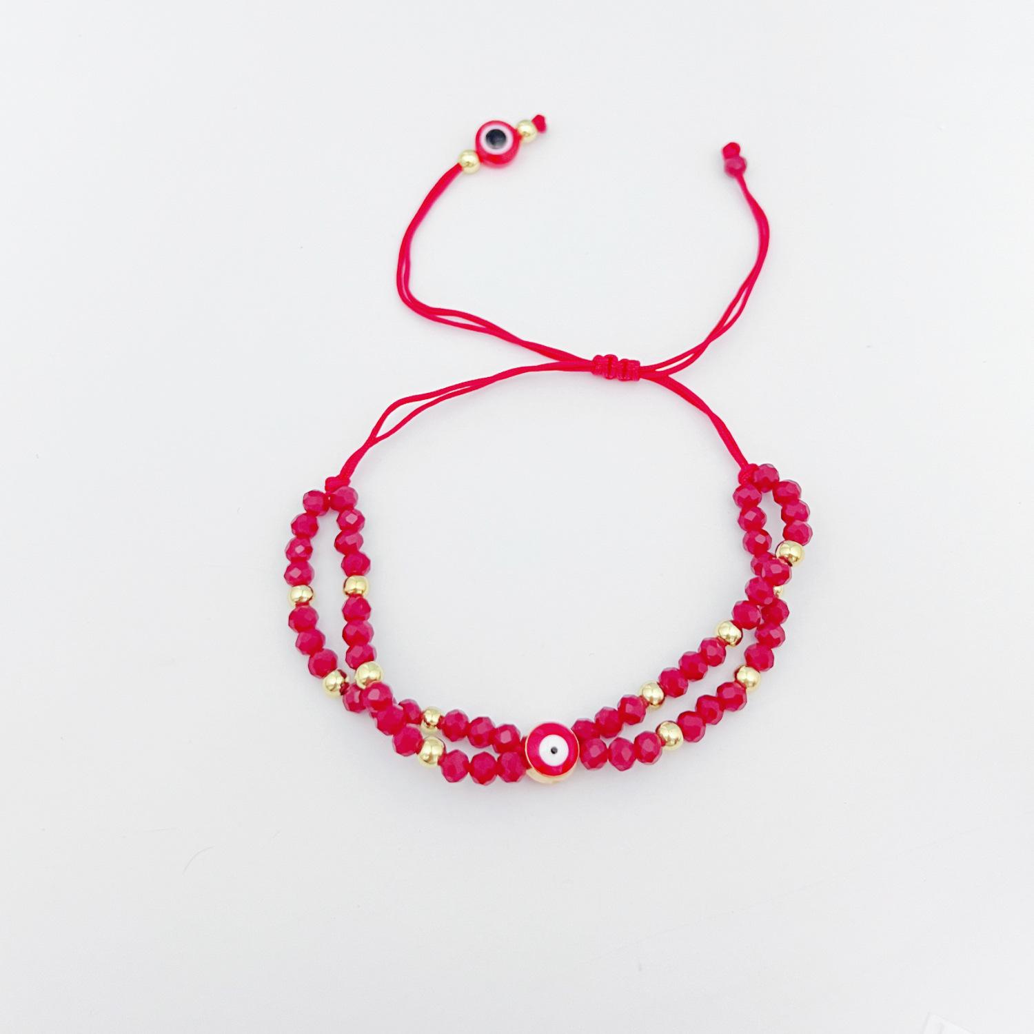 JYL TS Bracelet Evil Eye  Romantic Couple Style Feng Shui Protection & Love T152 темные печени