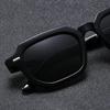 1Pc Fashionable Men's Sunglasses, Retro Stylish Trendy Rectangular Frame Glasses, Driving and Commuting, Seaside Vacation