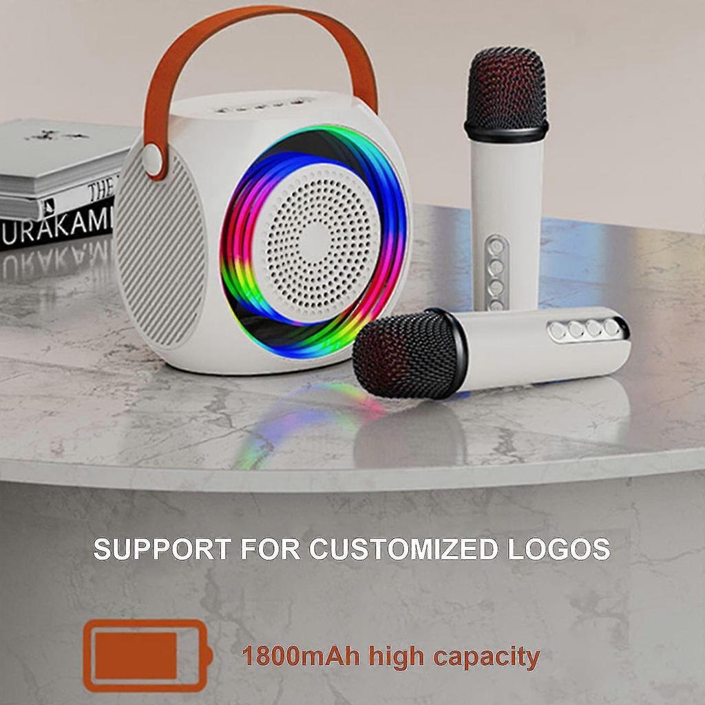Colorful light and audio allinone highquality dualmic singalong ultralong battery life portable Bluetooth portable audio
