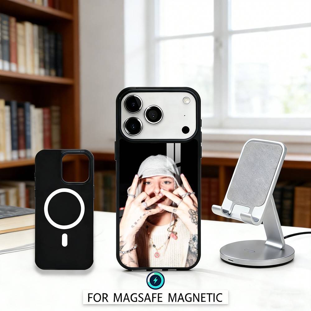 C-Cool Young M-Miko Singer Phone Case Magnetic For iPhone17 16 15 14 13 12 Pro Max For Magsafe Wireless Charging Cover