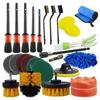 27-Piece Electric Drill Car Wash Cleaning Brush Set for Home Use