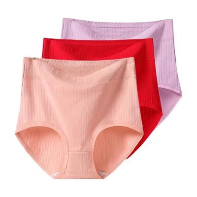 3pcs Women's Panties Cotton Underwear Plus Size Underpants High Waist Briefs XL XXL 3XL 4XL 5XL 6XL