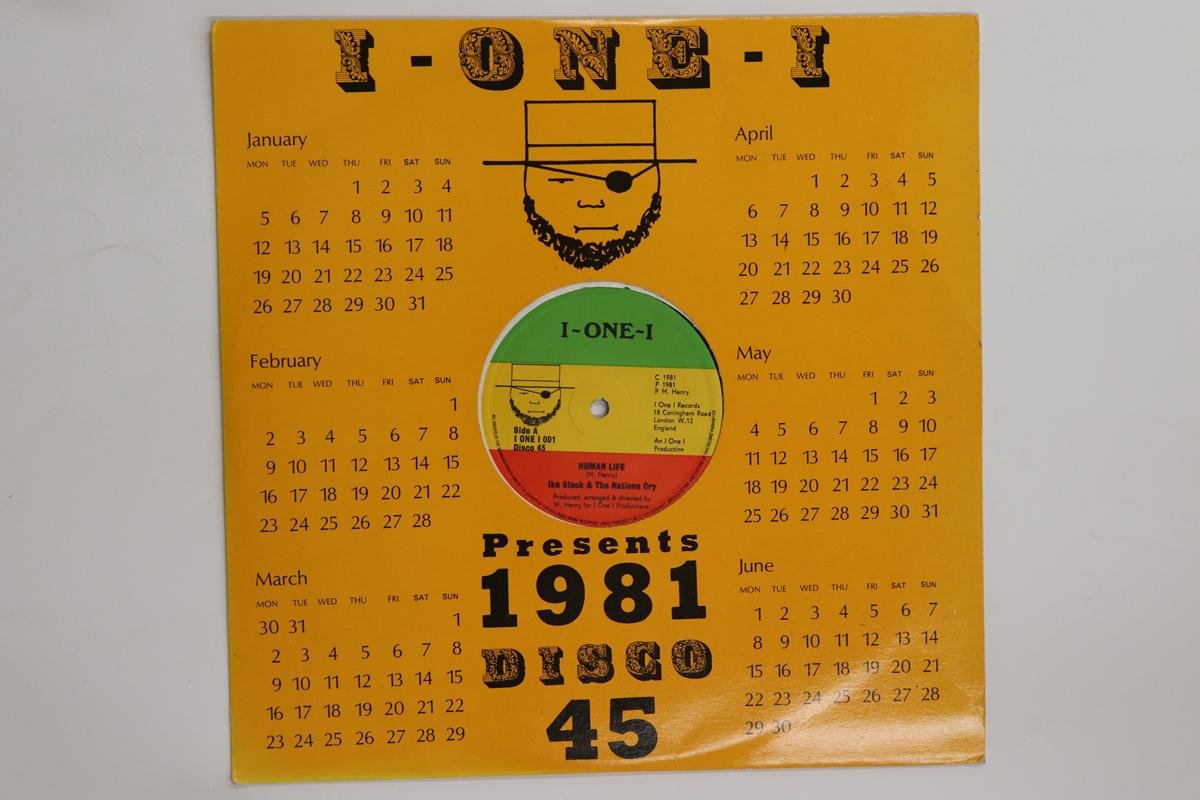 

12inch Record IKA BLACK THE NATIONS CRY Human Life Better Life IONEI001 IONEI 1981 UK Reggae Ska Dub Used