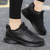 Women's Winter Sneakers With Fur Black Leather Sneakers Woman Non Slip Casual Shoes For Women Warm Waterproof Sport Shoes Ladies