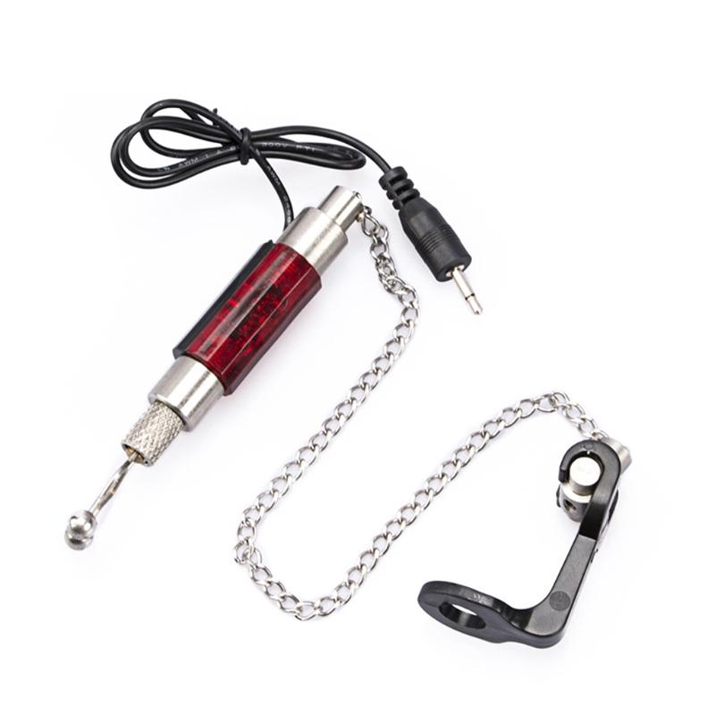 Fishing Biting Alarm Chain Hanger Indicator Electronic Fishing Baits Alarm LED Light Indicator Fishing Swingers Enduring