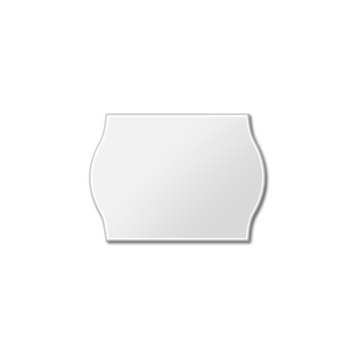 Meto étiquettes 26 x 16 mm - blanche - 2 lignes - adhésives permanentes