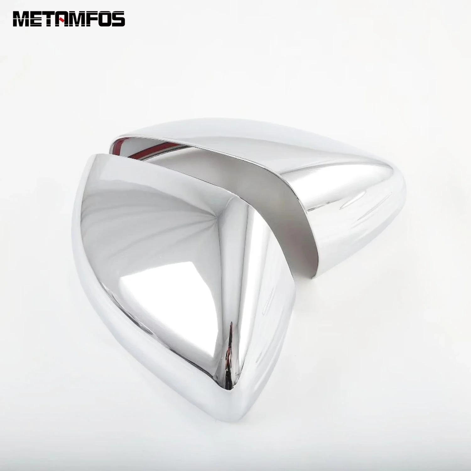 Rearview Side View Mirror Cover Trim Protection Cap For Kia Sorento - 2024 2025 Carbon Fiber Accessories Car Styling ABS Chrome Plastic