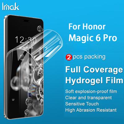 Pro Honor Magic 6 Pro 5G Glass 2PCS IMAK Hydrogel Film III Full Covering Screen Protector