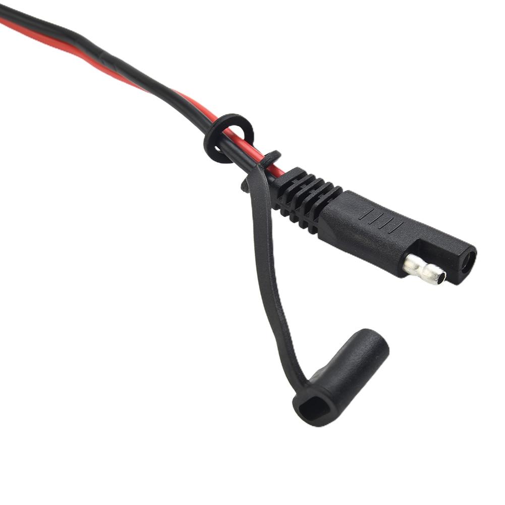 Batterieladegerät SAE 12V 2-Pin 60cm Kabel Zubehör