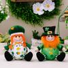 Patricks Day Ornament Leprechauns Doll Hangings Pendant for Festival Parties Tree Hangings Decorations Toy for Kids Boy Girl