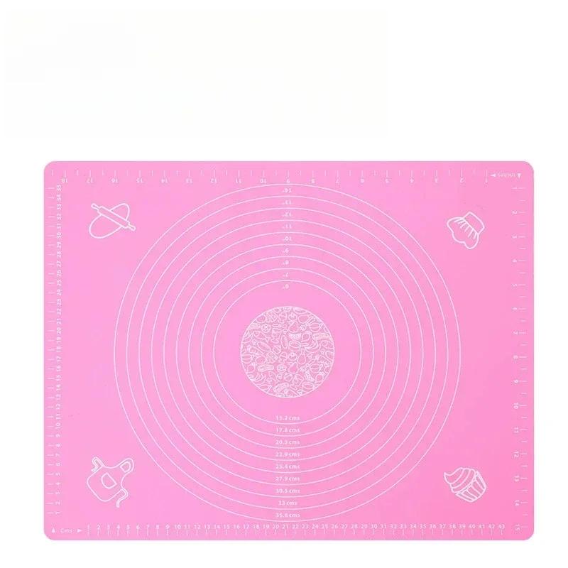 Silicone Baking Mat for Sheet Bread Pizza Dough Non-Stick Maker Holder Pastry Kitchen Accessories Cooking Tool Utensils Bakeware 50x40cm