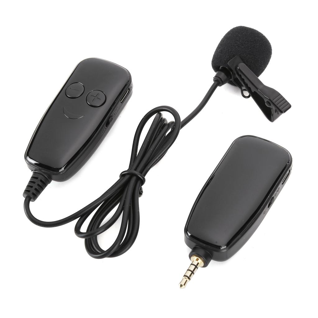 Mikrofon bezprzewodowy UHF do nagrywania vloga do wywiadu na żywo na YouTube z kablem adaptera TypeC
