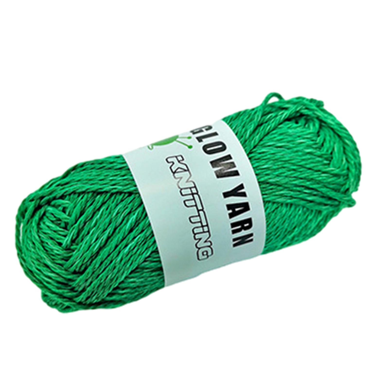 

Christmas Skin Friendly Polyester Hand Knitting Yarn for DIY Luminous Knitted Crochet Sweater Scarf Clothes Yarn