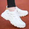 Pantofi de protecție din plasă de vară pentru bărbați Adidași cu bombeu din oțel Pantofi ușori respirabili Anti-perforație Albi Adidași de protecție pentru muncă Bărbați