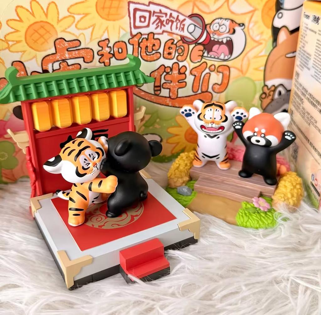 New Genuine Fat Tiger Little Tiger And His Companions Series Blind Box Figure Cute Doll Ornament Trendy Toy Gift In Stock