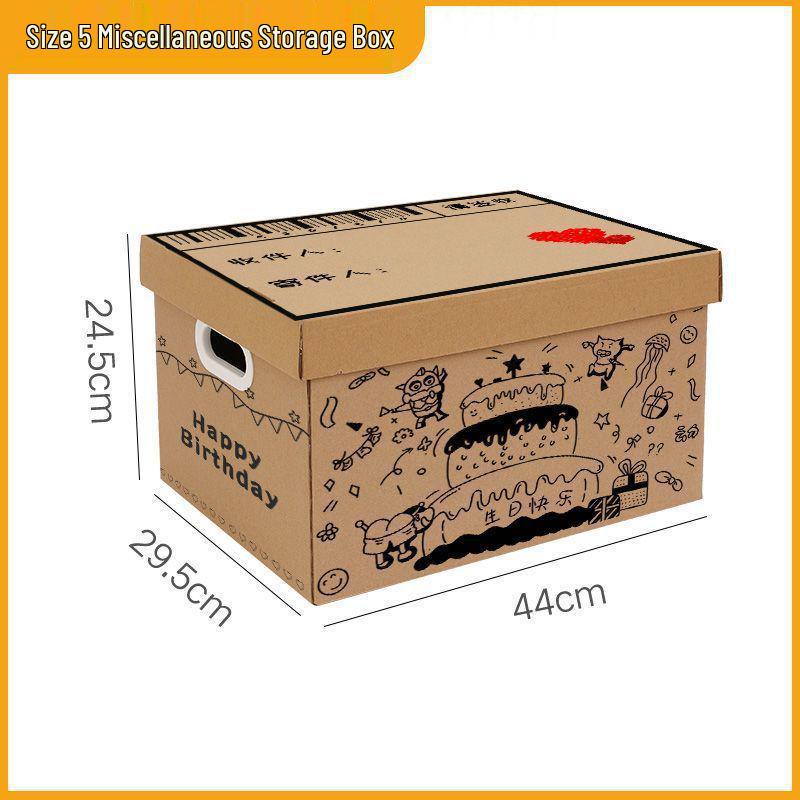 Creative Graffiti Birthday Box: Sneaker, Snack, Clothes, Book & File Organizer