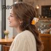 Healing Style Hair Claw for Women, Widened Shark Tooth Design Shower Lazy Accessory Clip, Cartoon Cat Medium Long Lightweight