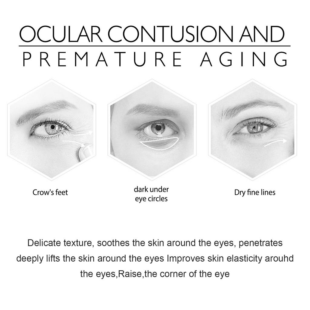West&Month Eye Firming Gel, 10ml Instant Eye Tightening Cream for Dark Circles, Puffiness & Wrinkles, Collagen Under Eye Gel, Moisturizes Eye Skin