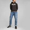 Puma Squad Letter Print Loose Fit Hooded Long Sleeve Sweatshirt Men sweatshirt Black 677874-01