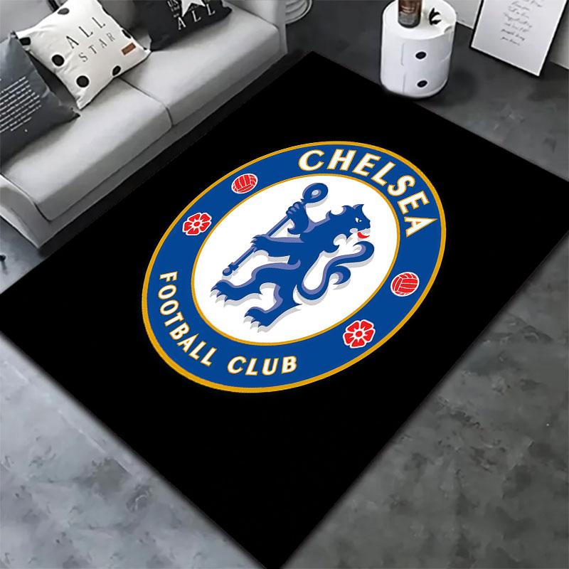 Chelsea F Teppich für Wohnzimmer Schlafzimmer Zuhause Sofadekoration, Kinder Spiel rutschfeste Bodenmatte