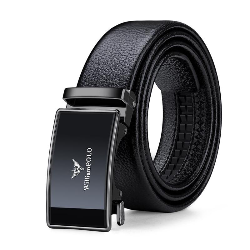 

Мужской ремень King Paul из натуральной кожи с автоматической пряжкой в деловом стиле 110cm