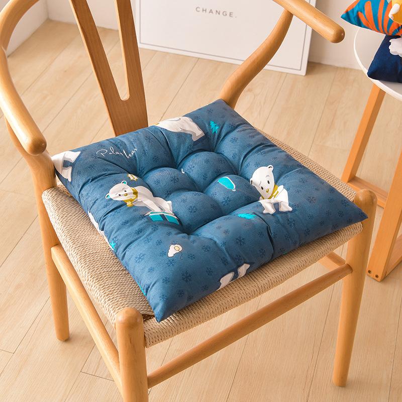 Zesílený kreslený sedák na židli, studentská stolička, podsedák, polštář na jídelní židli, tatami