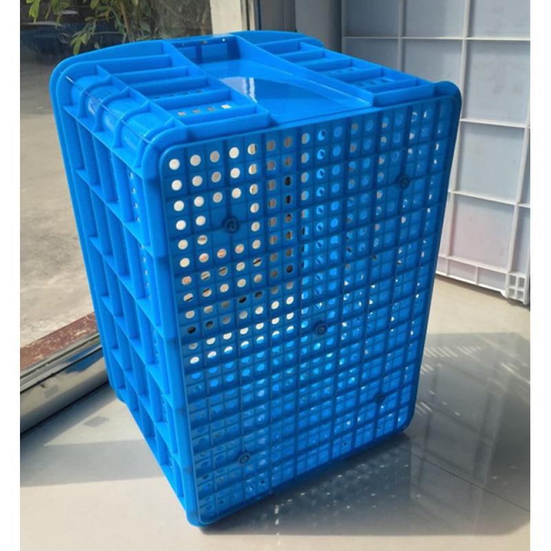 Large Industrial Rectangular Plastic Storage Crate Basket