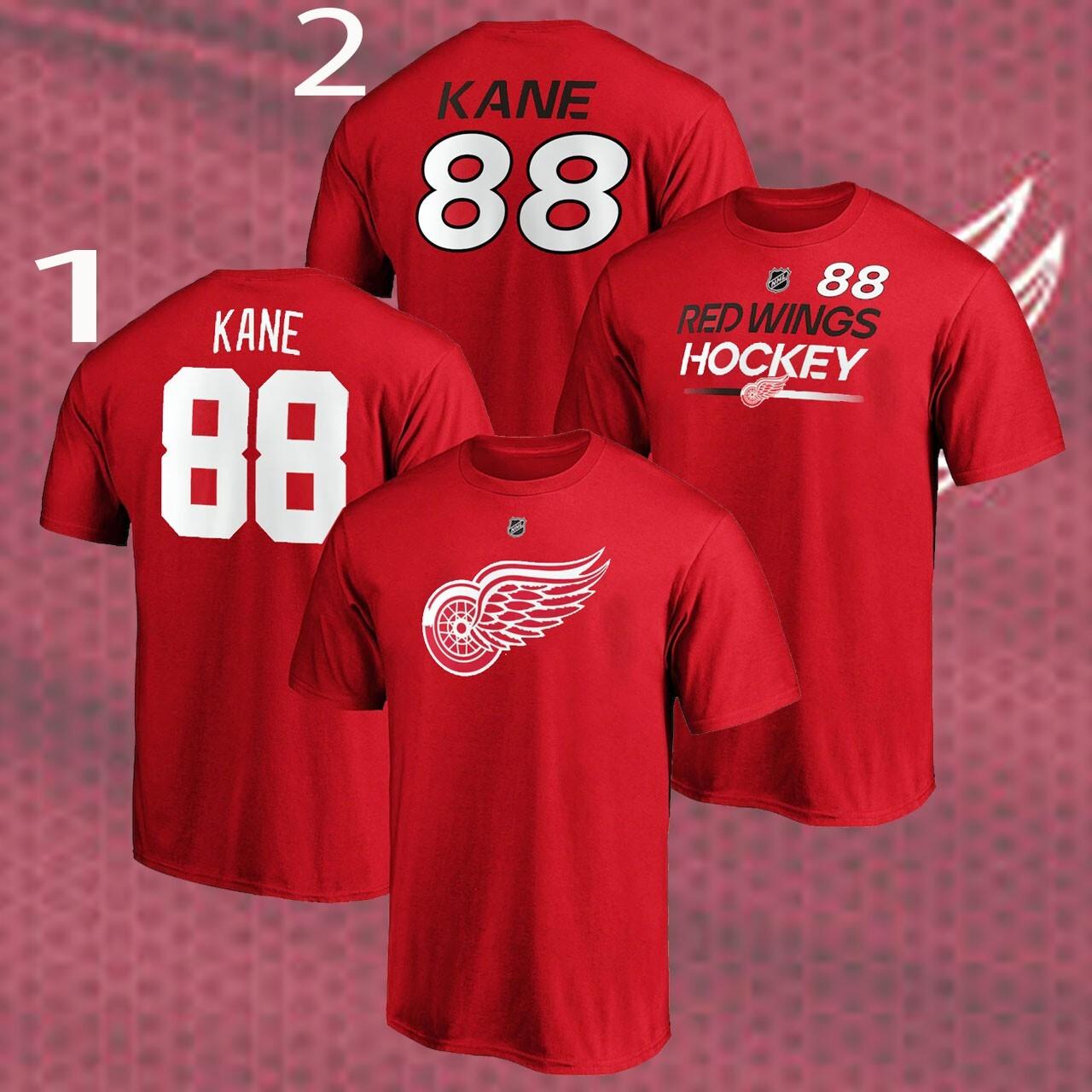 

Горячая новинка !!! Патрик #88 Кейн RedWings Название команды Номер Футболка S-5XL XXXXL