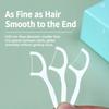 50 Pcs Dental Floss Picks With Portable Storage Box, Curved Plastic Floss Sticks For Daily Oral Cleaning, Home Travel Use For Adults