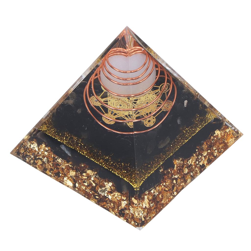 Piramidă Orgonică Decorativă Echilibrare Energie Piatră de Putere Ornament Piramidă pentru Yoga Meditație Dormitor