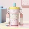 650ML Vacuum Cup Ceramic Inner Liner Thermos Cup Kid Gift Insulation Cup  Office